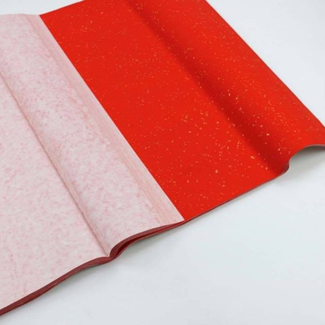 Com bo 10 tờ Giấy xuyến chỉ màu đỏ