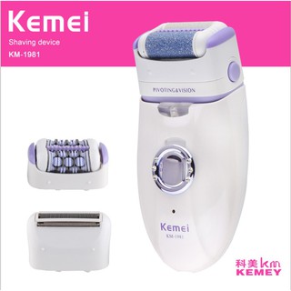 Máy Cạo Lông Chà Gót Chân Kemei KM-1981