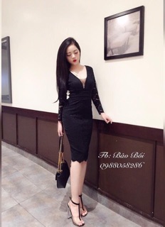 Đầm body kèm hình thật
