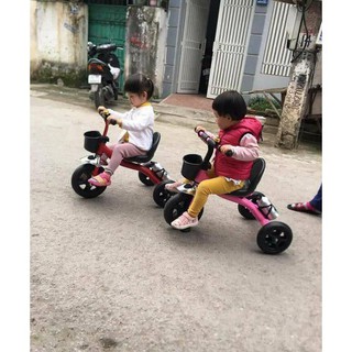 Xe Đạp 3 Bánh Cho Bé 2-5t (Có Giỏ + Chuông + Bình Nước)