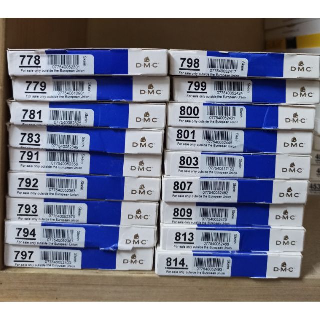 Chỉ thêu DMC Chính hãng Pháp . Chọn theo mã màu.