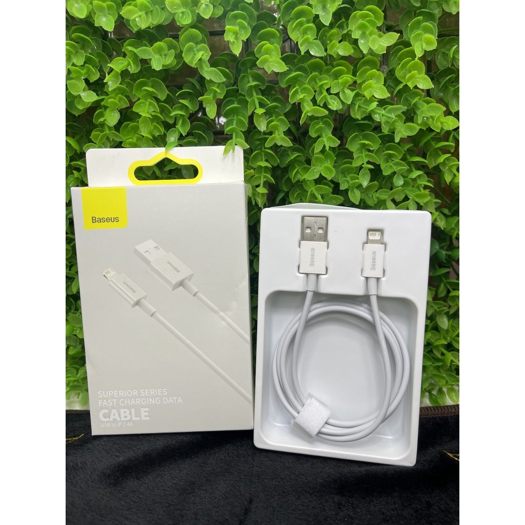 Cáp Sạc IP Baseus Cafule Series Metal Data Cable USB to IP 2.4A- Thiết Kế Nhỏ Gọn, Tiện Lợi Cho Người Sử Dụng.