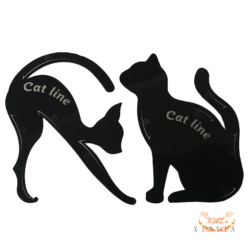 Set 2 Khuôn Kẻ Mắt Mèo Trang Điểm Chuyên Nghiệp Tiện Dụng