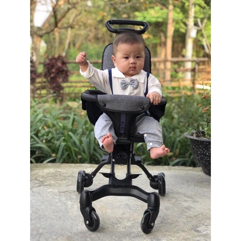 Xe đẩy cho bé, Xe đẩy gấp gọn hai chiều em bé đi du lịch siêu gọn nhẹ