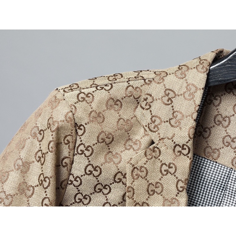 Áo blazer nam thương hiệu Gucci GC cao cấp màu sắc tươi sáng