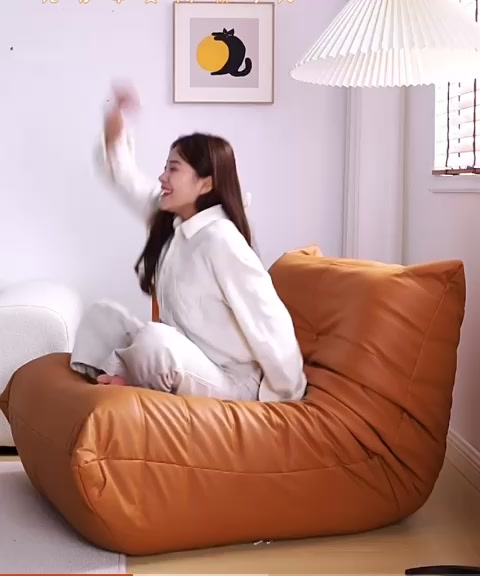 Ghế lười Sofa Togo Armchair da thật nhiều màu phong cách Bắc Âu Thư Giãn hiện đại bọc da Tinh Tế | BigBuy360 - bigbuy360.vn