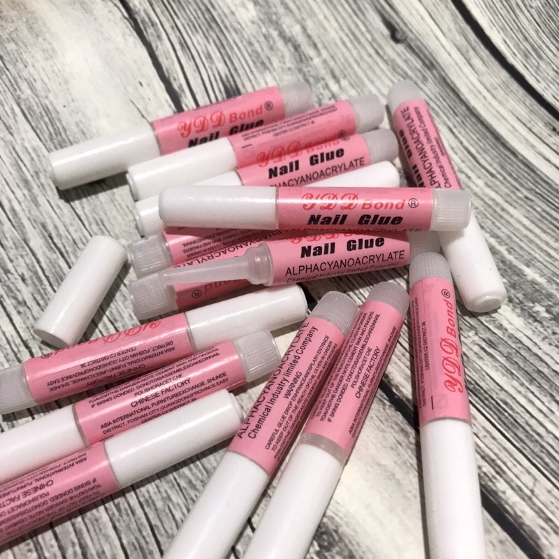 Keo ống Nailbox, keo Glue  dán móng giả mini,keo dán móng úp