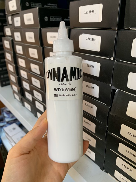 Mực Trắng Dynamic WD1, Mực xăm màu trắng