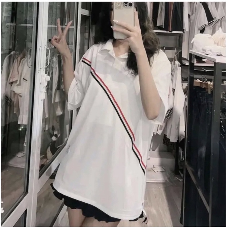 [ Rẻ vô địch ] Áo phông có cổ , áo polo sọc chéo