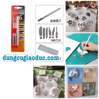 Bộ dao trổ, tỉa kirigami hãng 9 sea - 06 lưỡi