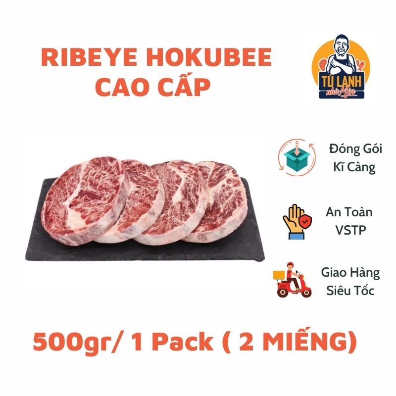 THĂN LƯNG RIBEYE HOKUBEE 500GR - GIAO HCM