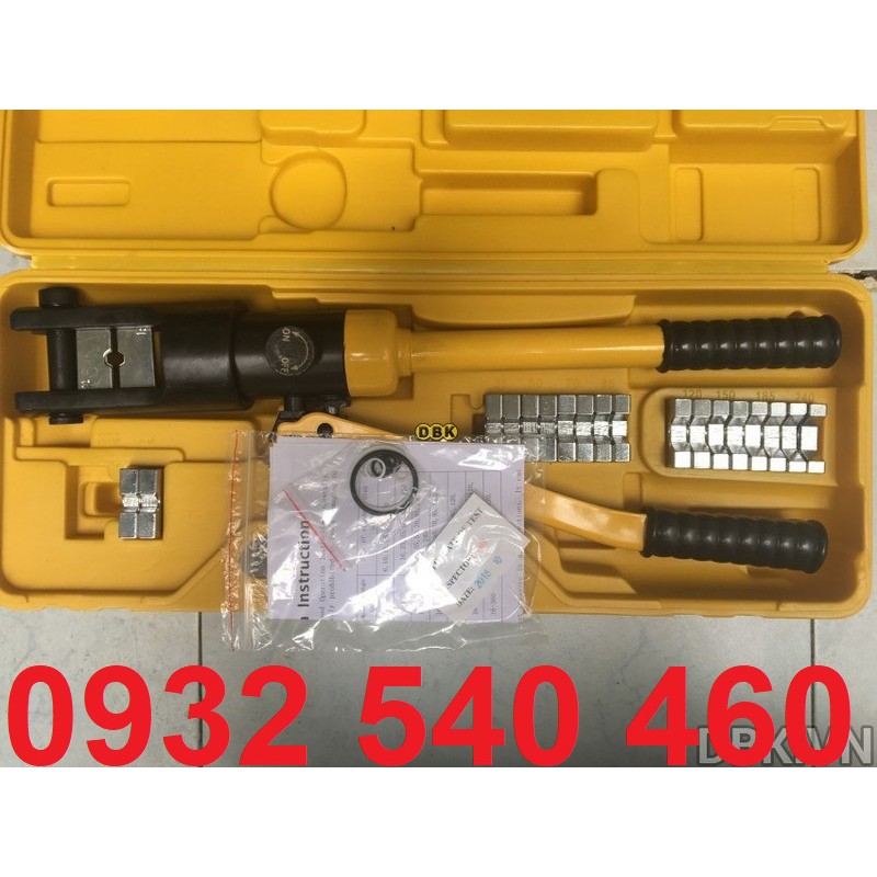 Kìm bấm cos thủy lực 240 mm2 9 tấn TLP HHY-240A