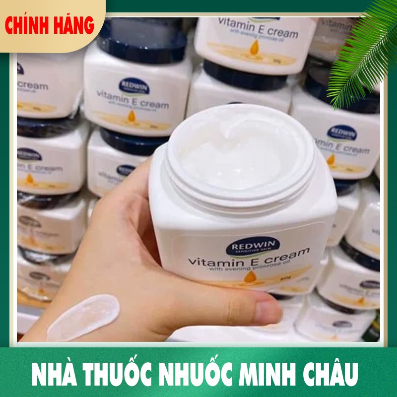 Kem dưỡng da (300g) vitamin E và tinh dầu hoa anh thảo giúp da mềm mịn, sáng bóng, căng mịn cho mọi lứa tuổi Redwin, Úc