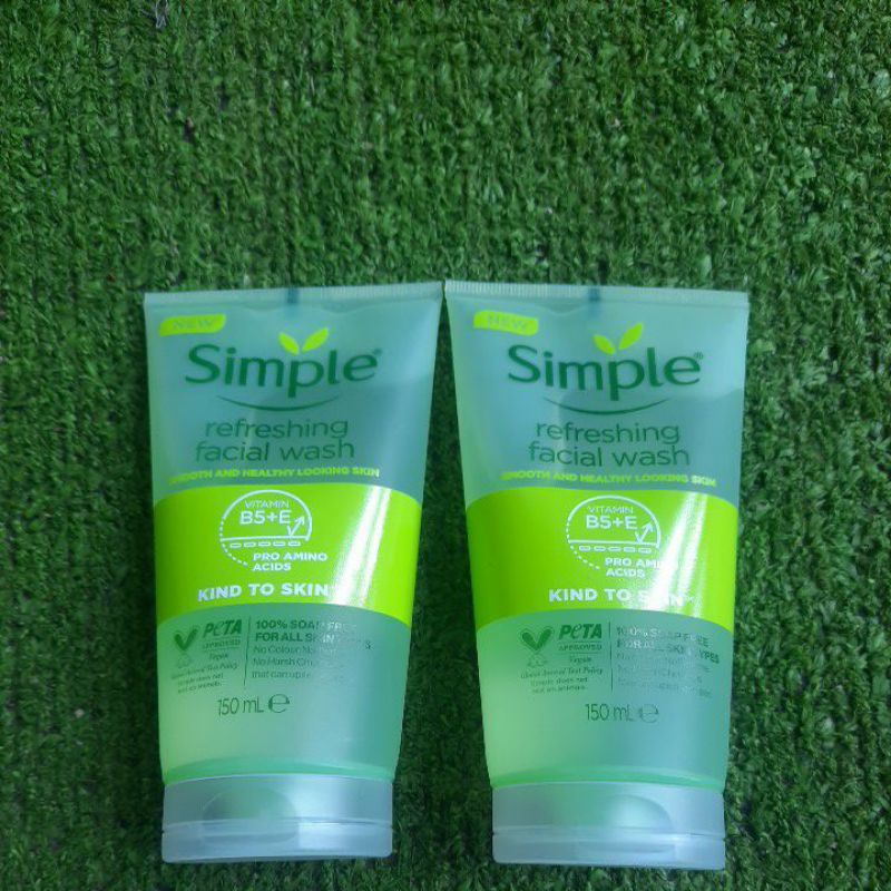 sữa rửa mặt simple 150ml