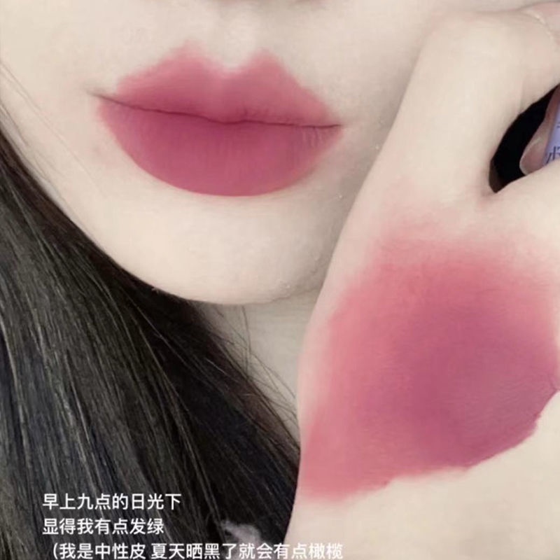 Son Môi Màu Hồng Đào Nude Đào Đất Sét Không Thấm Nước HERORANGE