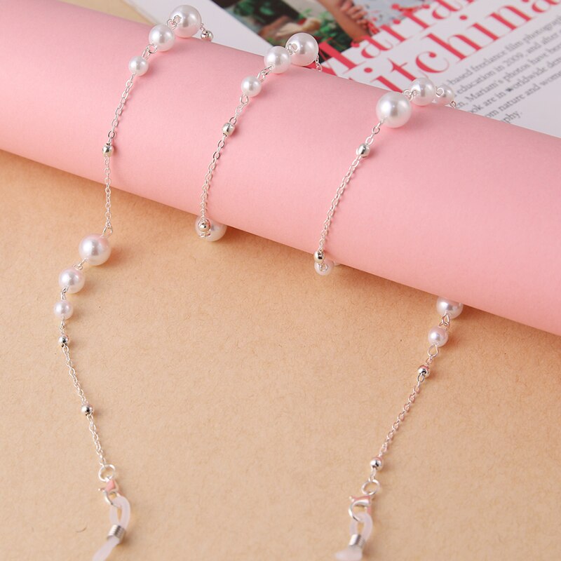 Dây Đeo Mắt Kính Gắn Ngọc Trai Giả Thời Trang