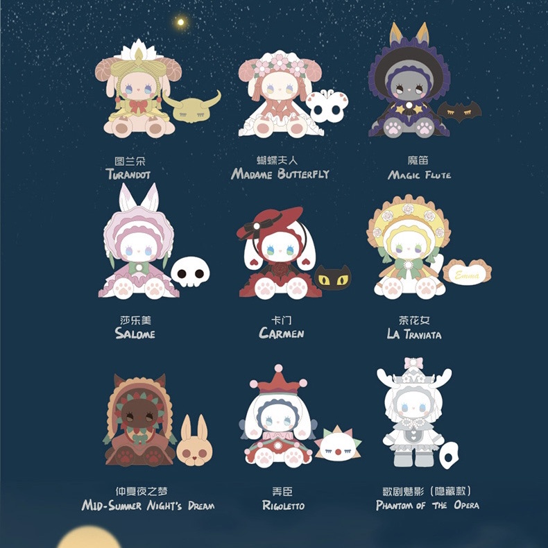 Mô Hình Búp Bê Emma Secret Forest Masquerade Series Hộp Mù Dễ Thương