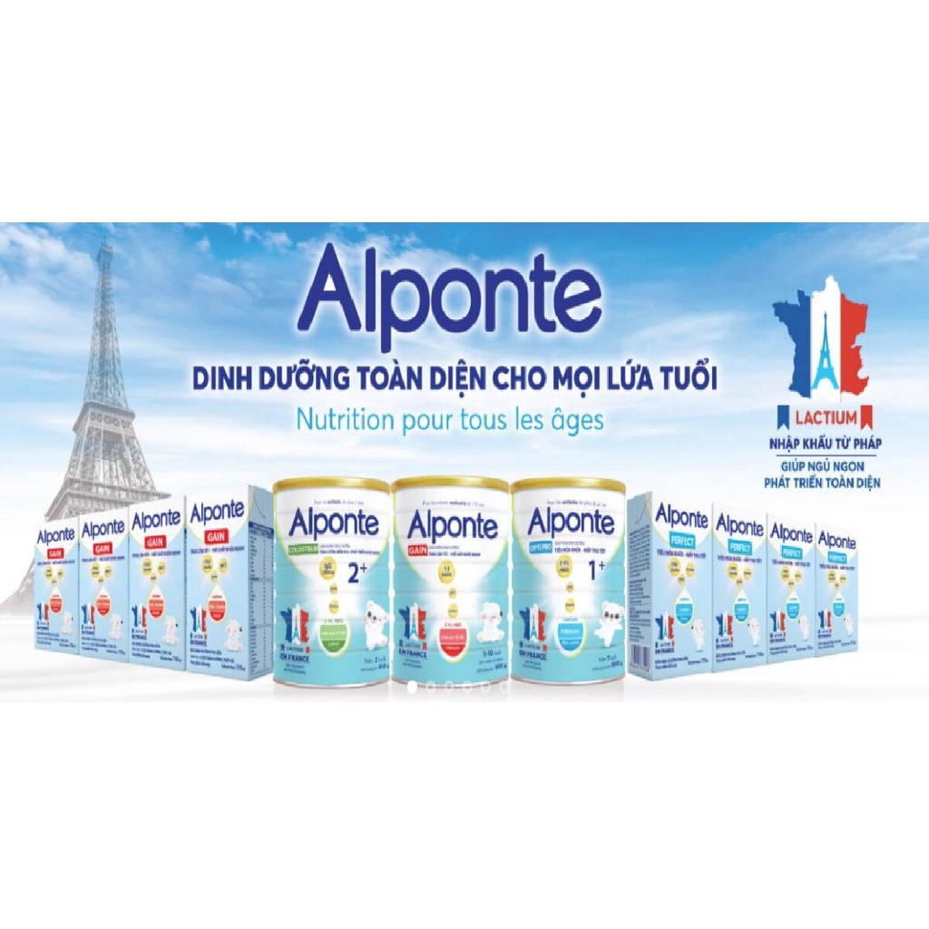 Sữa bột Alponte optipro 1+ 900g [Date 2024]