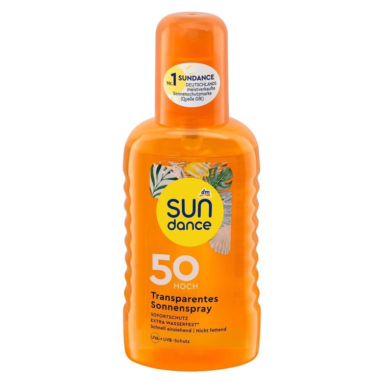 Kem chống nắng Sundance SPF 50 dạng xịt 200ml, hàng nội địa Đức