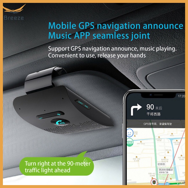 Loa Bluetooth Không Dây Sp09 Có Chức Năng Nghe Nhạc Và Đài Fm Rảnh Tay Cho Điện Thoại / Xe Hơi