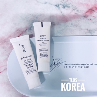 Kem Chống Nắng Trắng Da Sulwhasoo Creamy Glow Spf50+/pa ++++ 10ml Cấp Ẩm, Căng Bóng Da