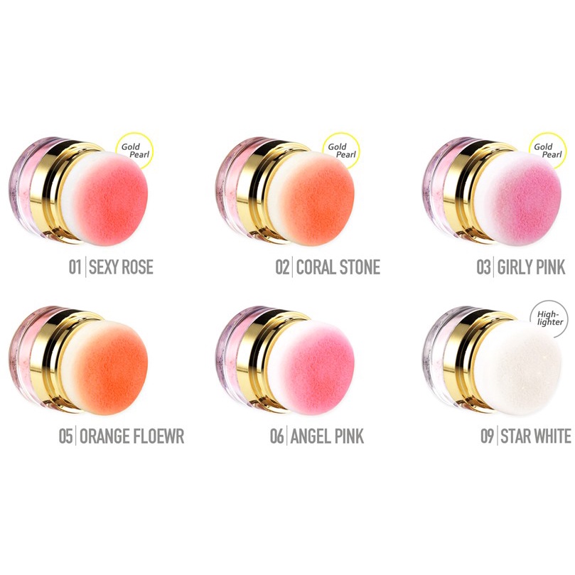 PHẤN MÁ HỒNG DẠNG BỘT XINH XẮN HOPE GIRL 3D POWDER BLUSHER 5G CHÍNH HÃNG - 9859