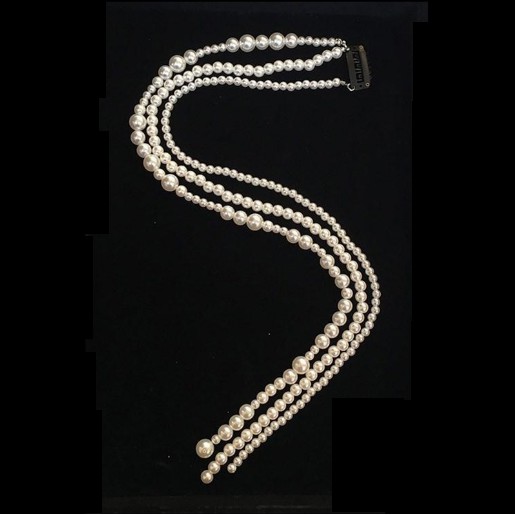 [HOT] Kẹp Tóc Phím Nối Tóc Hình Chuỗi Ngọc Trai Nhân Tạo Phối Tua Rua Phong cách thời trang cá tính 214KTNT8