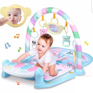 [NHẬP TOYFREESHIP1 GIẢM 15%] Thảm Nhạc Kèm Xúc Xắc Cho Bé xanh tím