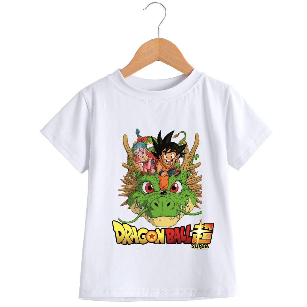 Áo thun bé trai in hình songoku  7 viên ngọc rồng cotton co giản 4 chiều thoải mái SGK05