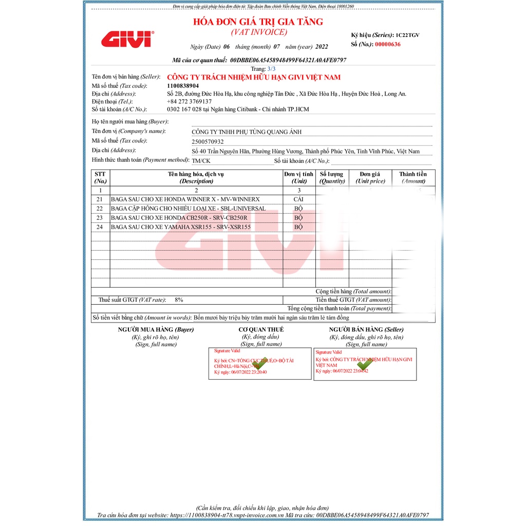 Pat Gắn Thùng Giữa GIVI CR-WINNERX Cho WINNER X