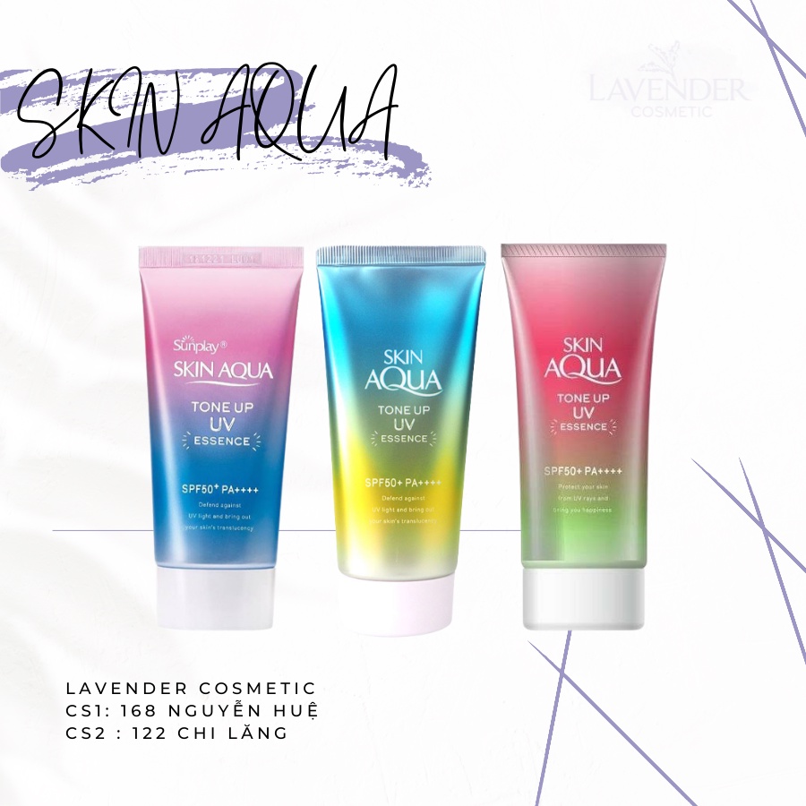 KEM CHỐNG NẮNG SKIN AQUA TONE UP SPF50+ PA++++ 80G