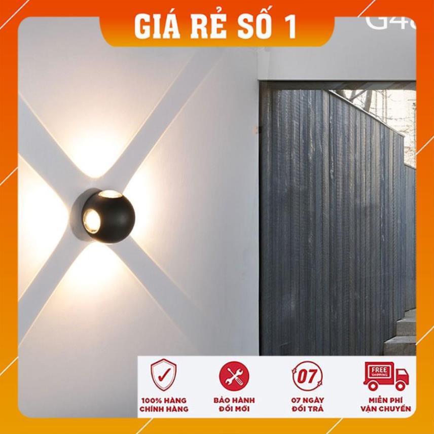 Giá Rẻ Số 1 Đèn trang trí hắt tường 4 chiều - 12w chống nước G48