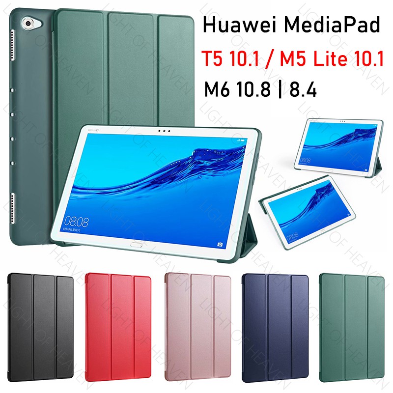 Ốp bảo vệ mềm mỏng dạng gập cho Huawei mediapad t5 m5 lite 10.1 m6 8.4 matepad pro 10.8 10.4