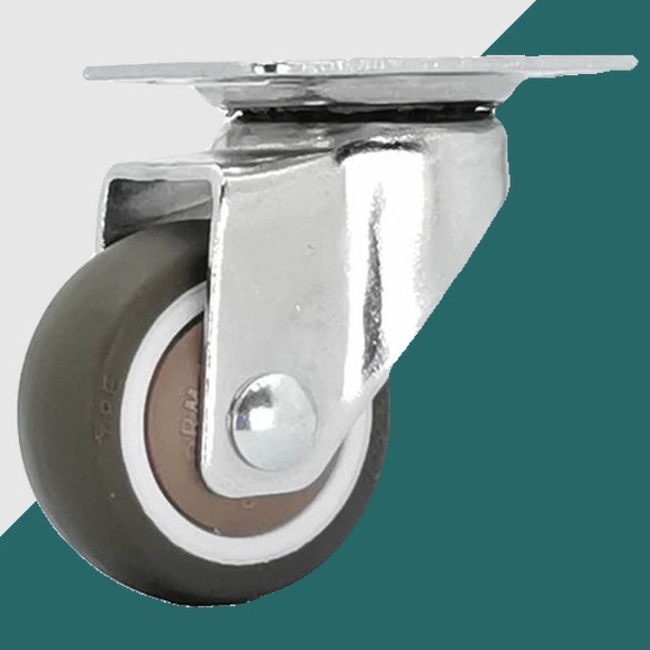 Combo 8 Bánh xe cao su xi ni ken cao cấp, bánh xe vali cao cấp cực bền và êm