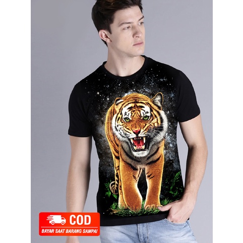 Cửa Hàng Neko Shop Áo Thun Họa Tiết Hình Con Hổ Cho Nam