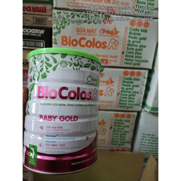 Combo 5+1 lon Sữa mát BIOCOLOS A+ đủ số lon 900g