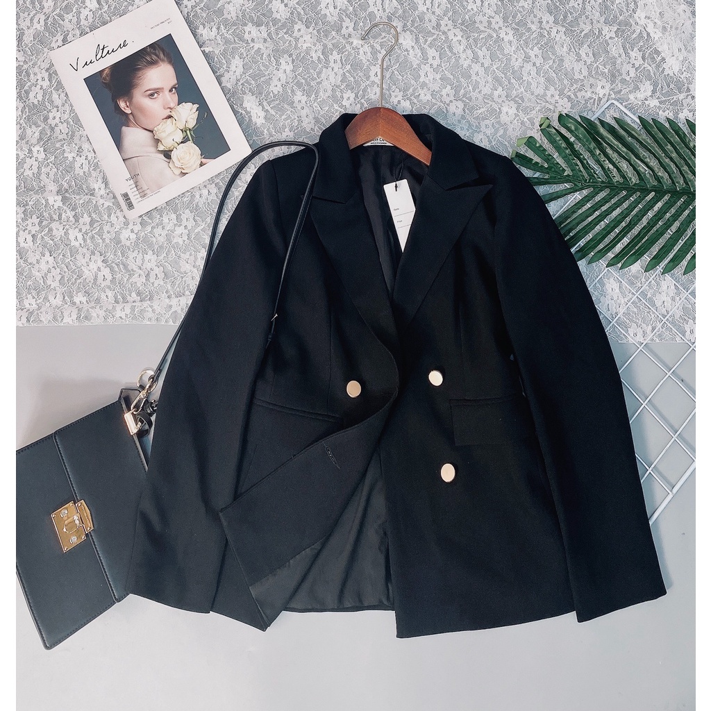 Áo khoác vest blazer nữ phong cách hàn quốc 2 túi dán chất cao cấp VEST257 - thời trang công sở  Lamie Fashion | BigBuy360 - bigbuy360.vn