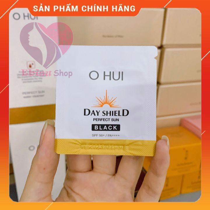 [Xả Kho 2023] 1 Gói Kem chống nắng Ohui Sun Black_OHUI Day Shiled Perfect Sun Black SPF50+/PA++++