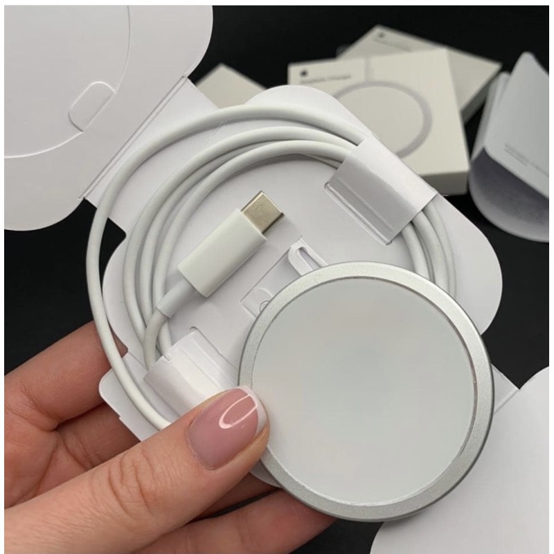 [Sạc Không Dây]⚡𝐂𝐀𝐎 𝐂𝐀̂́𝐏⚡ - Bộ Sạc Không Dây 15W Magsafe Apple Hỗ Trợ Sạc Nhanh Cho iPhone 11 và 12 Pro, Xs, Xsmax,..