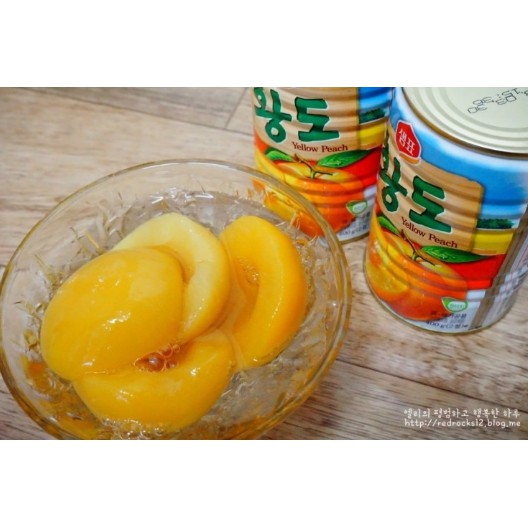 [SEMPIO] ĐÀO TRẮNG ĐÀO VÀNG HÀN QUỐC 400G - [샘표] 샘표 황도/백도 400G
