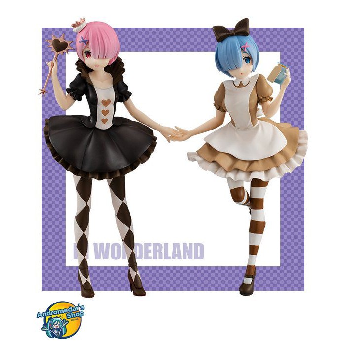 [Furyu] Mô hình nhân vật Re Zero SSS figure REM &amp; RAM in Wonderland antique Ver. Set JAPAN 2020