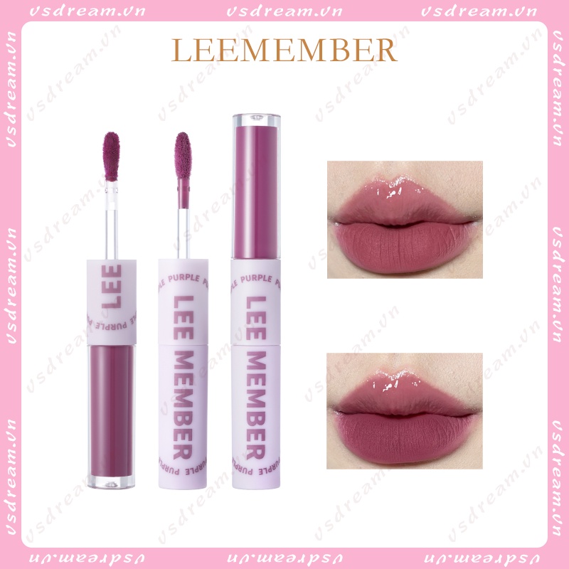 Son Kem Lì Thiết Kế Hai Đầu Dưỡng Ẩm Thương Hiệu Leemember / leemer