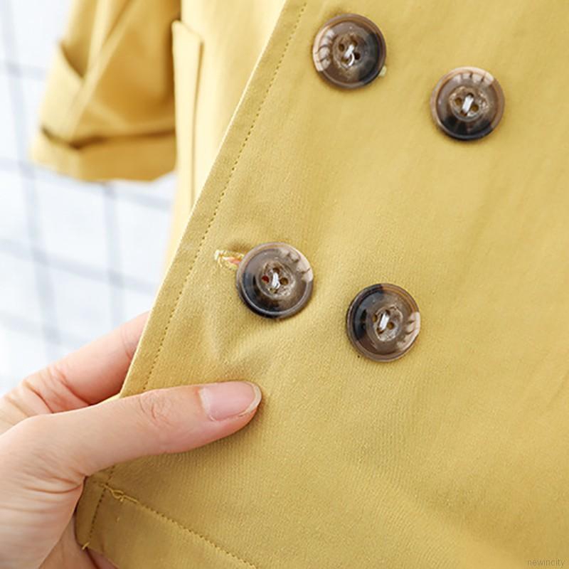 Áo khoác kiểu dáng đơn giản thời trang phong cách Hàn Quốc dành cho bé gái