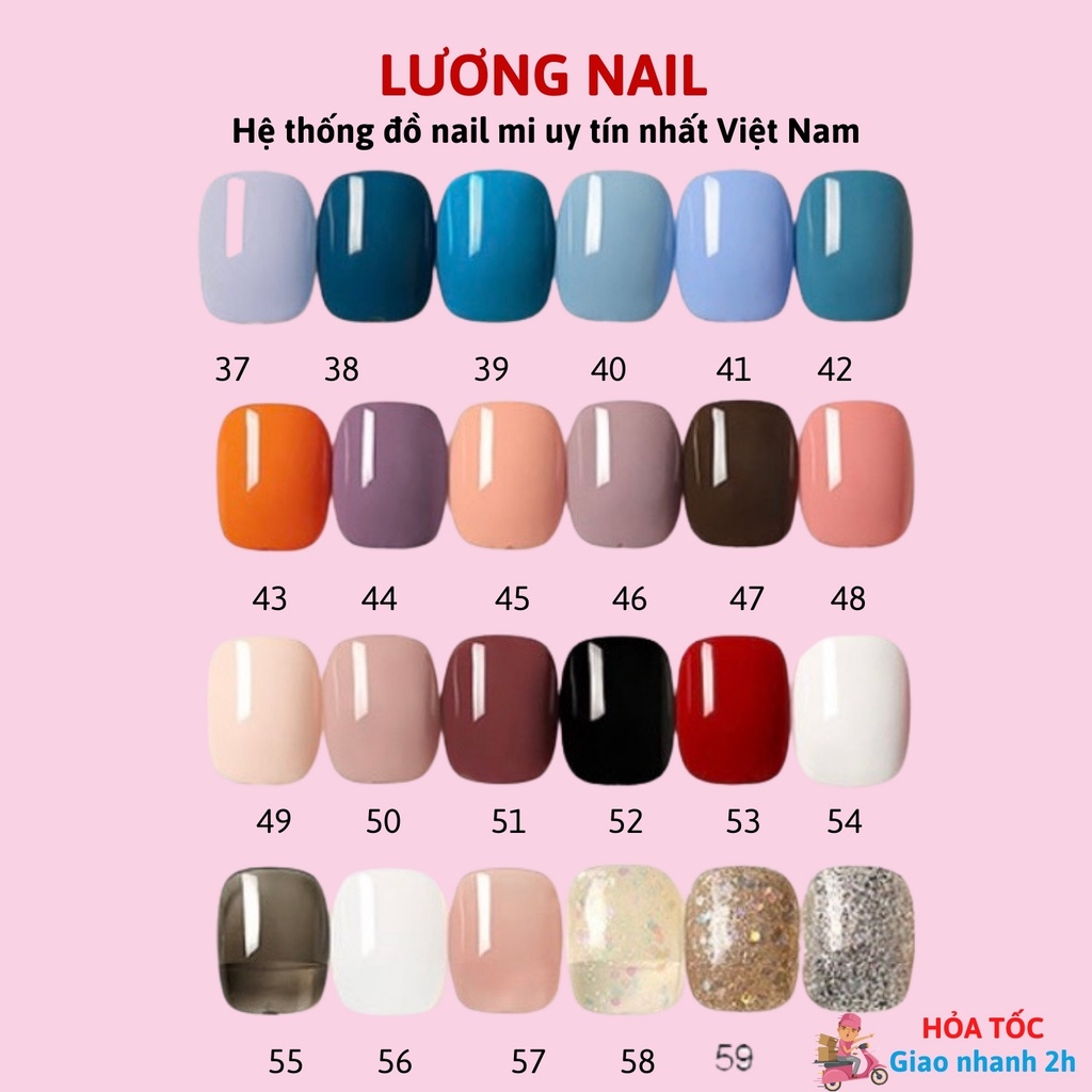 Sơn gel As sơn móng tay gel chai vuông mẫu 2022 tone màu đen đỏ xanh cổ vịt vàng thạch nhũ phụ kiện nail rẻ15ml