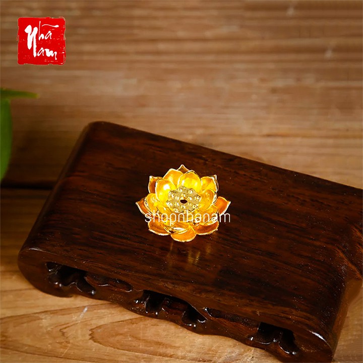 Đế cắm nhang vòng, đặt hương cây hình hoa sen thắp hương để lư trầm phụ kiện thác khói