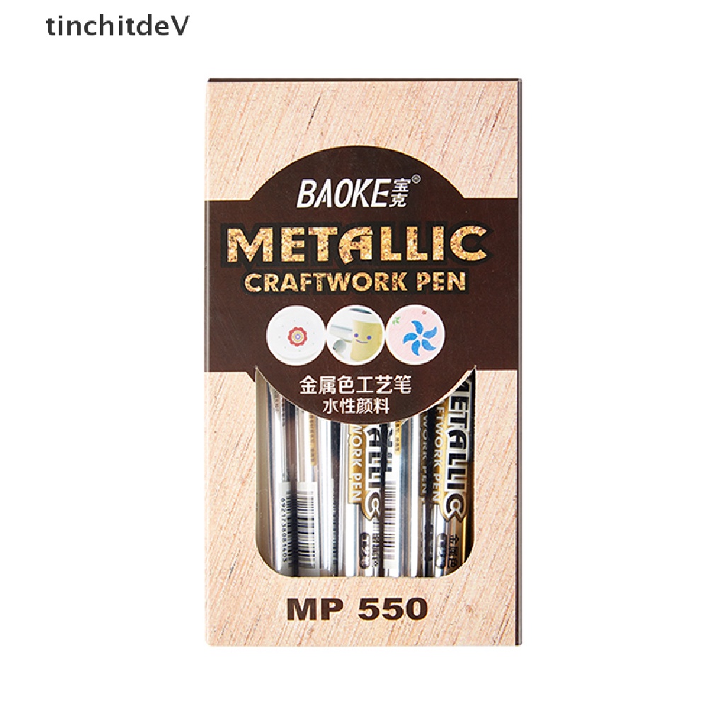 1 Bút Đánh Dấu Vĩnh Viễn Bằng Kim Loại Chống Nước DIY