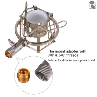 COD☆ Metal Univerdal Condenser Microphone Mic Shock Mount Holder Bracket Anti-vibration for On-line B