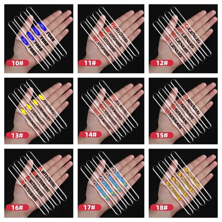 Miếng Dán Viền Cửa Xe Hơi Trong Suốt Chống Trầy/Va Đập Tiện Dụng