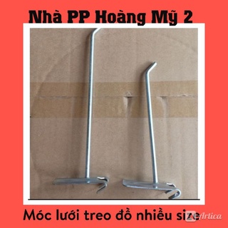 Móc lưới treo đồ sắt tráng kẽm - Nhiều size