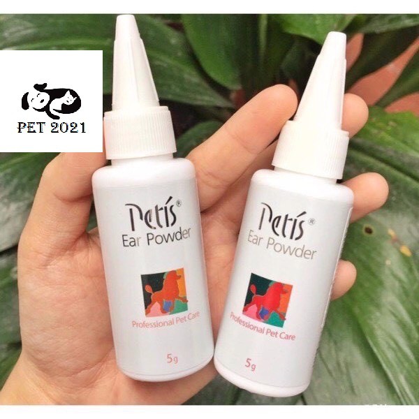 Bột Nhổ Lông Tai Petis Ear Powder Cho Chó Mèo Lọ 5g - PET 2021